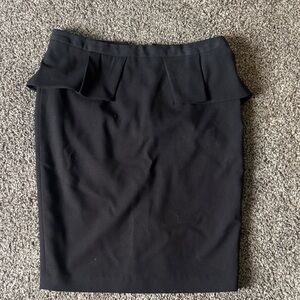 Tahari Black Pencil Skirt